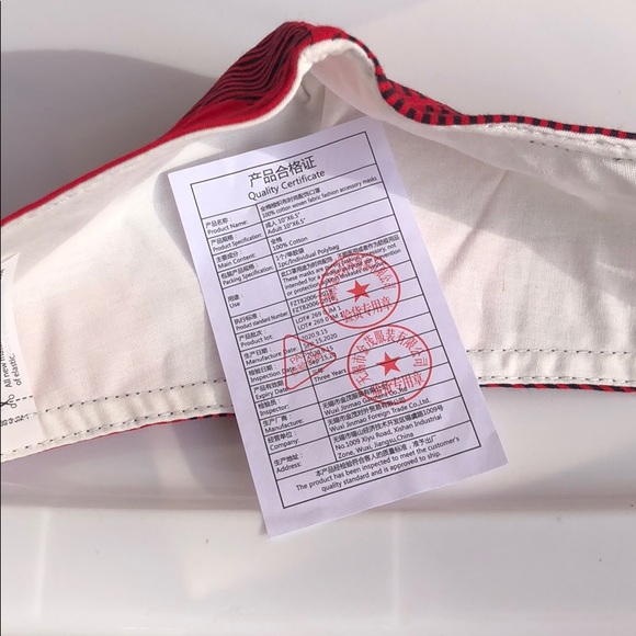 NEW Red & Black Buffalo Check Face Mask - Picture 3 of 11